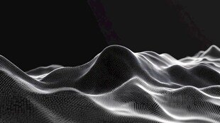 科技感数据波浪抽象背景图