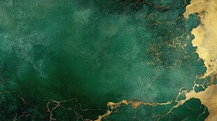 墨绿鎏金抽象纹理背景图