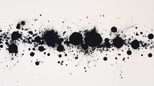 墨点飞溅抽象艺术背景