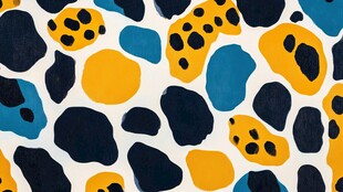 多彩斑点图案艺术纹理