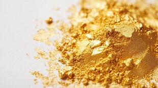 闪耀金粉特写
