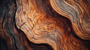 独特纹理的岁月老木