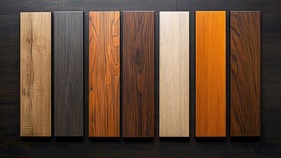 多样木纹板材展示