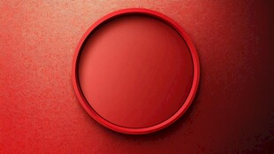 红色圆形边框背景图