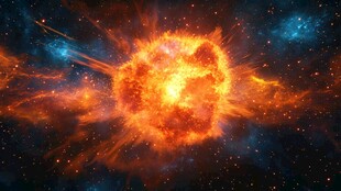 宇宙中的炽热能量爆发