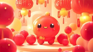 喜庆萌物贺新春氛围浓