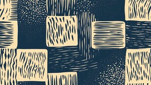 几何手绘风抽象图案背景