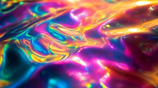 炫彩波纹液体光影效果