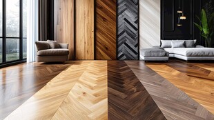 多样木地板打造时尚客厅空间