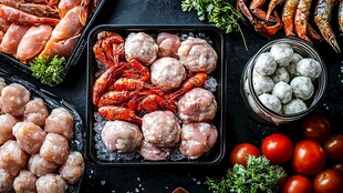 多样生鲜食材展示