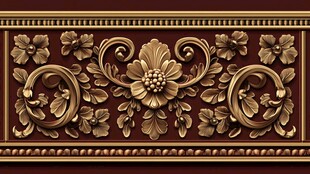 古典雕花装饰条