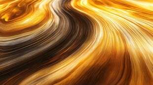 流动金棕渐变炫彩纹理