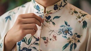 中式华服之美 手工扣饰