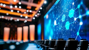 科技感会议室场景展示