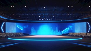 科技感十足的现代化舞台