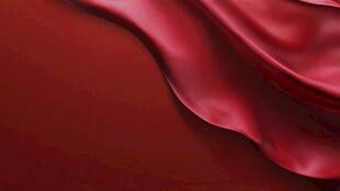 红色丝绸飘动背景图