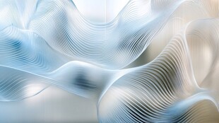 流动线条抽象艺术背景图