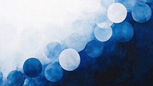 梦幻蓝调光斑背景图