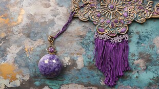 紫韵古风挂饰 尽显典雅韵味