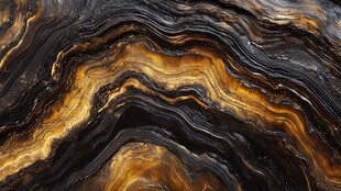 黑金大理石纹理抽象背景