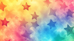 梦幻彩色星星背景图