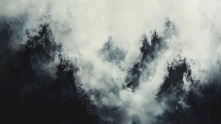 水墨山水意境图