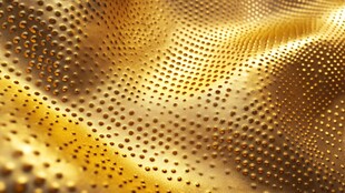 金色波点质感纹理背景