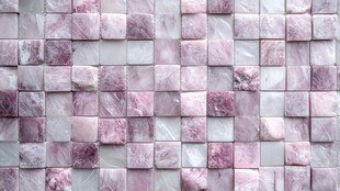 粉紫色马赛克瓷砖墙面