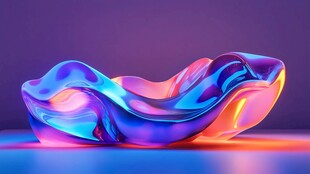 梦幻炫彩流体艺术造型