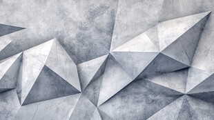 立体几何风灰色墙面纹理