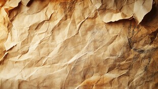 复古皱巴巴旧纸张纹理