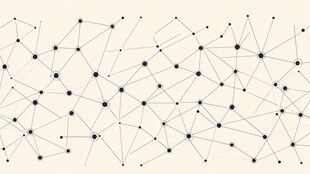 几何网络图案背景图