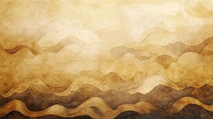 复古山水纹理艺术背景图