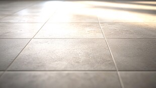 光滑瓷砖地面光影效果