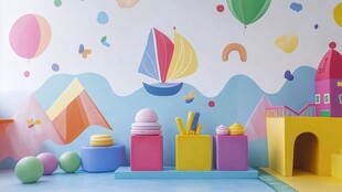 童趣儿童房 多彩梦幻空间