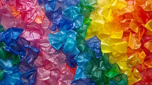 多彩果冻碎块视觉盛宴