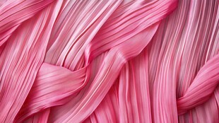 粉色绸缎纹理特写
