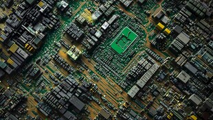 精密电路板特写