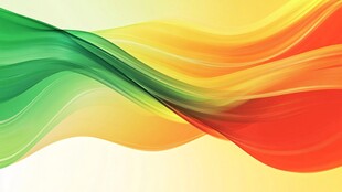 绚丽多彩波浪动感背景图