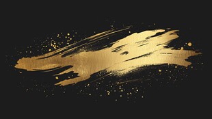 金色墨痕 尽显奢华质感