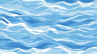 蓝色海浪波纹背景图案