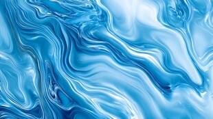 蓝色流体艺术抽象纹理背景