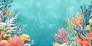 梦幻海底珊瑚与灵动小鱼