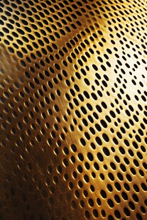 金色孔洞金属质感纹理