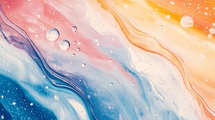 梦幻流体色彩纹理背景