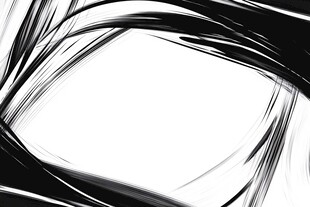 黑白线条抽象艺术背景图