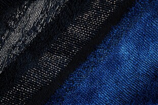 多彩针织面料纹理特写