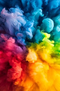 五彩斑斓的梦幻烟雾世界