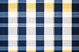 蓝黄白格子布料纹理