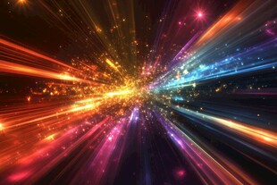 炫彩光线宇宙动感特效